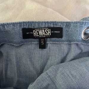 Rewash Light Blue Denim Skirt